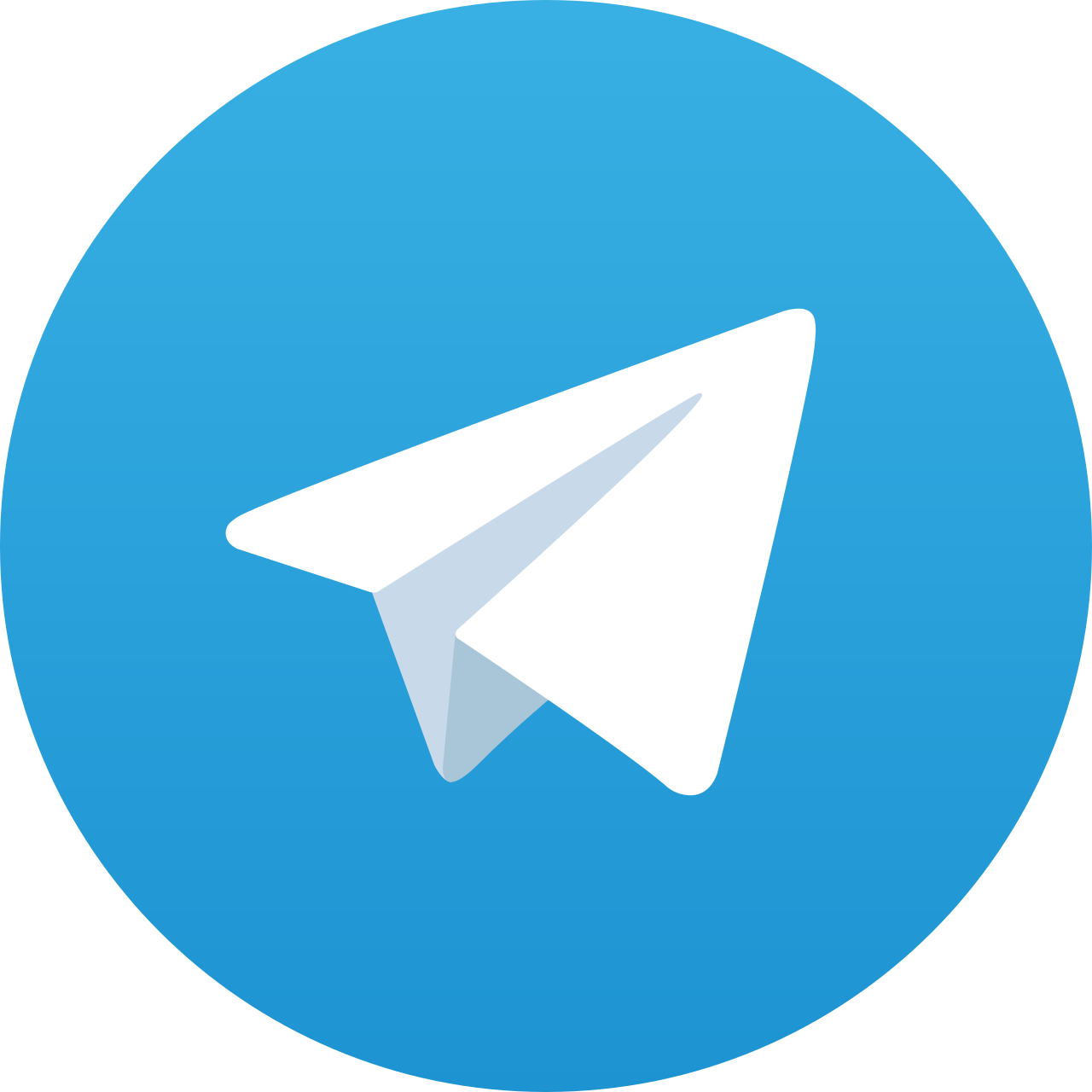 Logo officiel de la messagerie Telegram