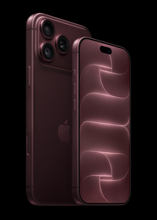 L'iPhone 18 Pro de face et de dos, avec son module photo a trois capteurs