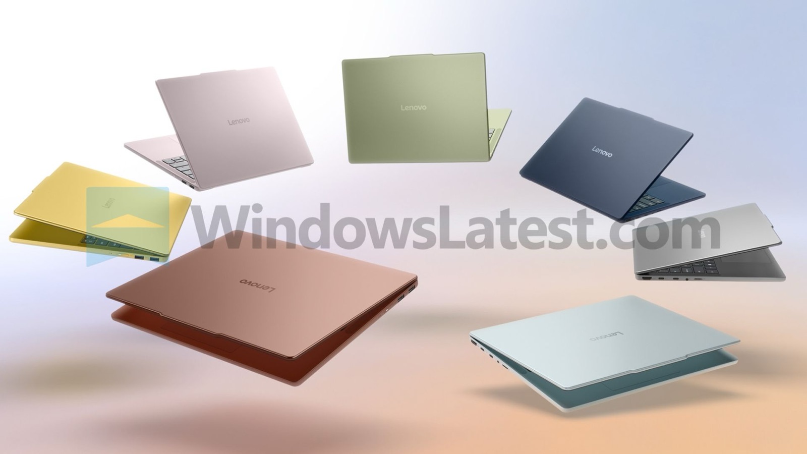 Ordinateur portable Lenovo IdeaPad Vibe présenté dans ses sept coloris
