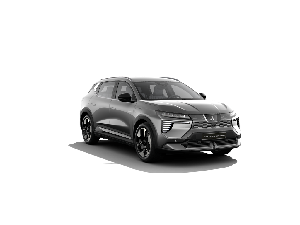 Mitsubishi Eclipse Cross électrique gris, vue trois quarts avant