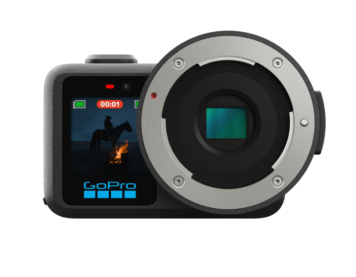 La caméra GoPro Mission 1 Pro ILS, capteur 1 pouce exposé et monture d'objectif interchangeable Micro 4/3