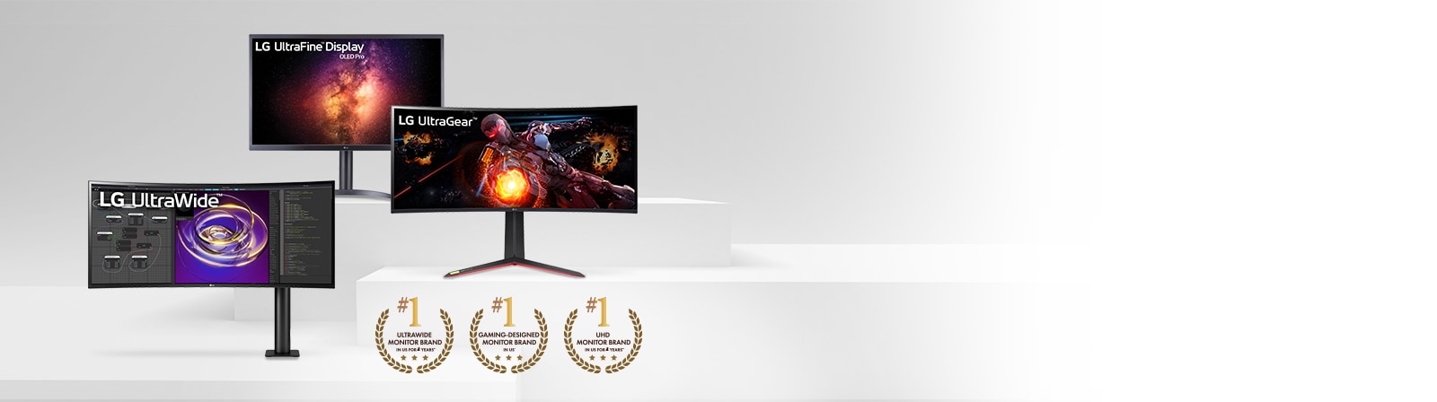 Moniteurs LG UltraFine, UltraGear et UltraWide
