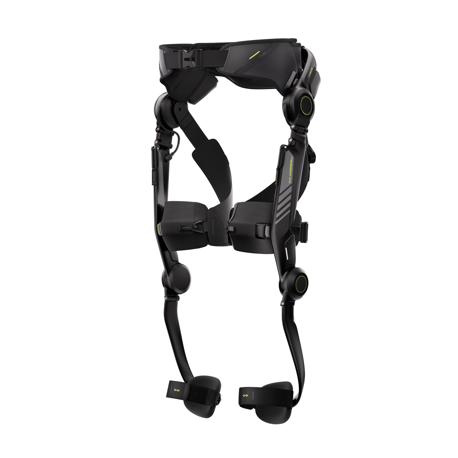 Exosquelette Hypershell Halo porté aux hanches et aux genoux