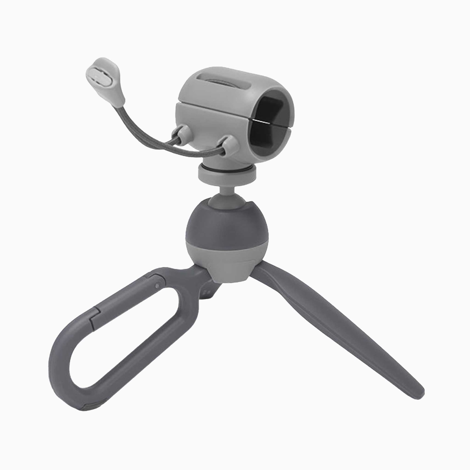 Trépied de poche Joby HandyPod Clip avec mousqueton intégré et colonne télescopique