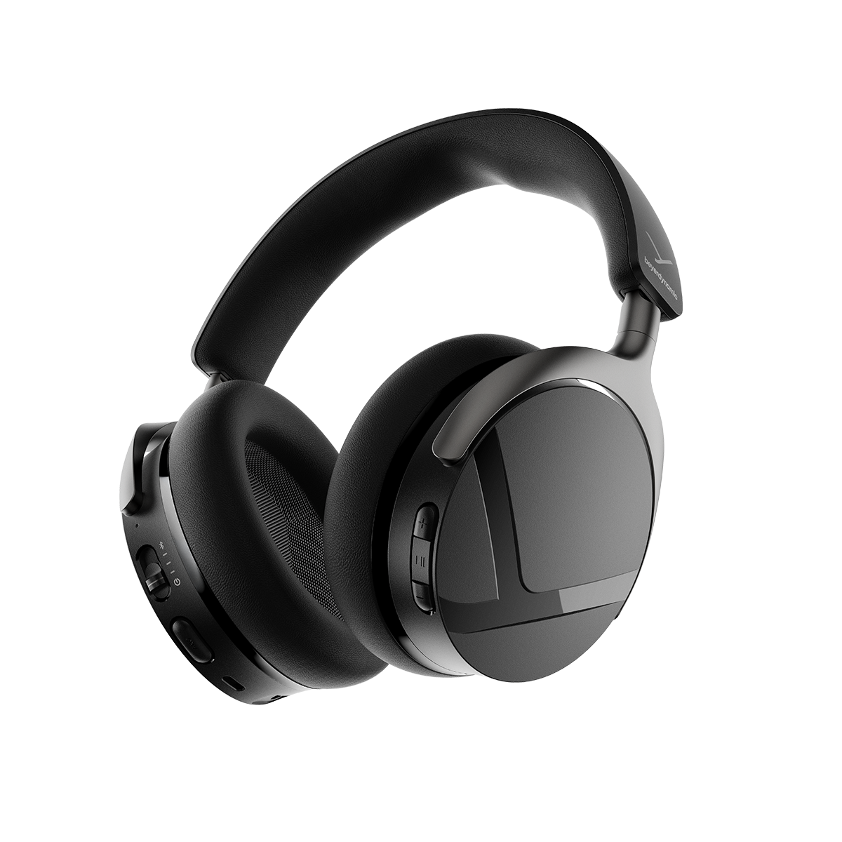 Casque sans fil beyerdynamic AVENTHO Y en coloris Liquid Black, vu de trois-quarts