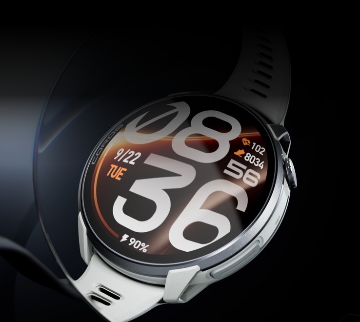 La montre GPS de sport Coros Pace 4 Pro, avec sa lunette en titane et son ecran AMOLED
