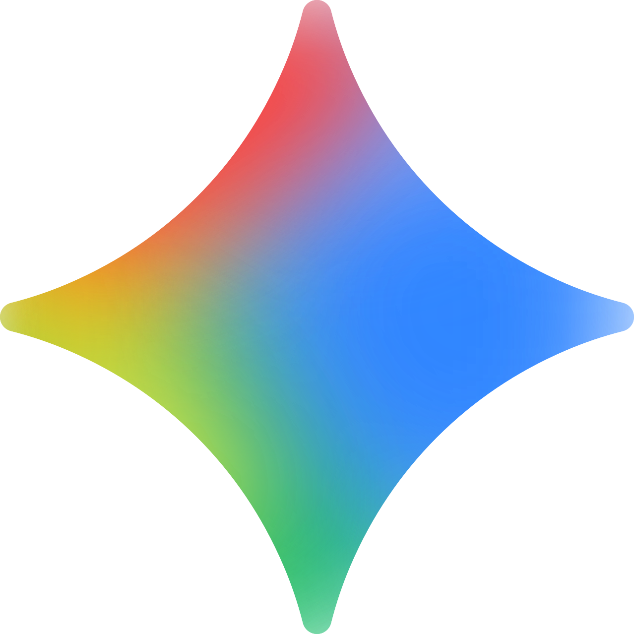 Logo officiel de Gemini, l'assistant IA de Google : une etoile multicolore a quatre branches