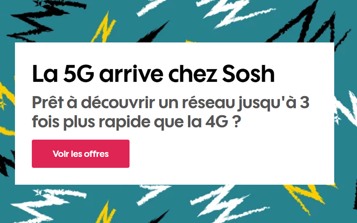 Sosh accouche sa 5G dans la douleur