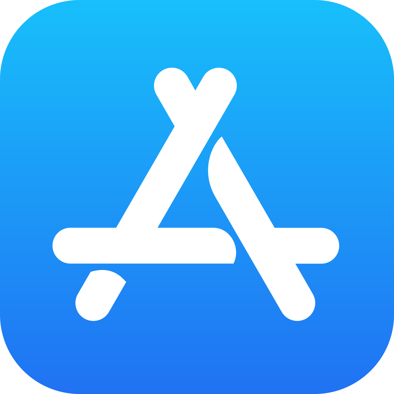 Logo officiel de l'App Store d'Apple