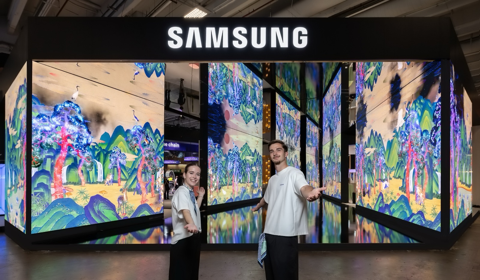 Stand Samsung dédié au bien-être connecté présenté à VivaTech 2026