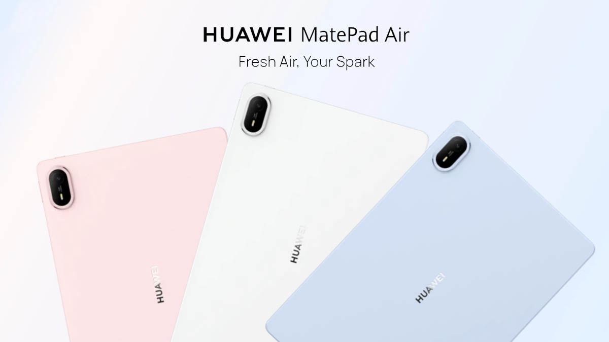 Huawei MatePad Air 2026 en trois coloris