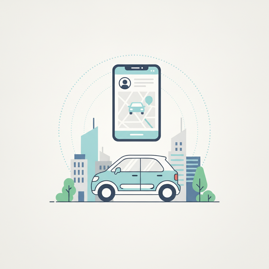Autopartage de voiture en ville
