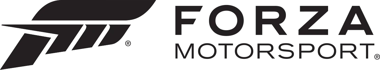 Logo officiel du jeu de course Forza Motorsport