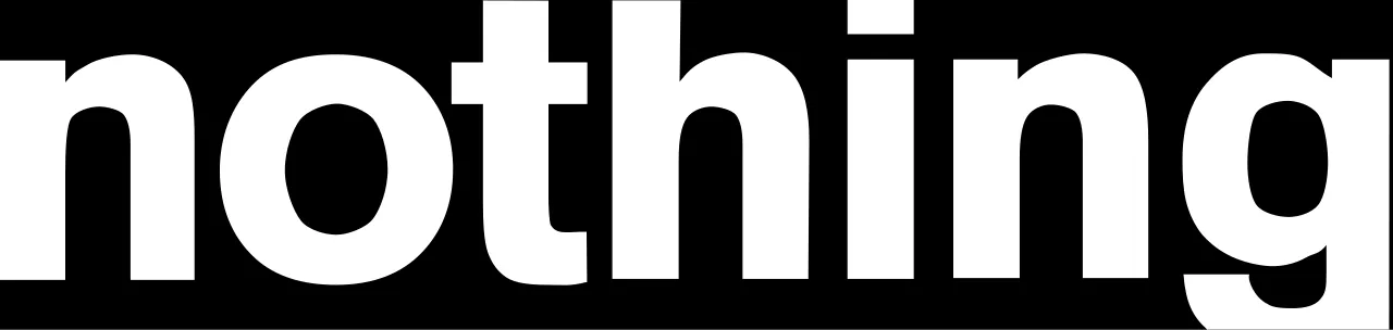 Logo officiel de la marque de smartphones Nothing