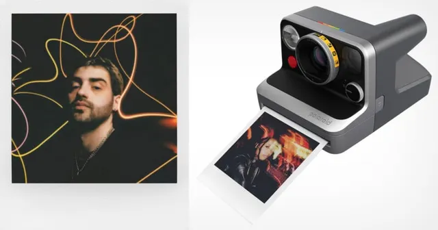 Appareil photo instantané Polaroid Mod avec un tirage qui en sort