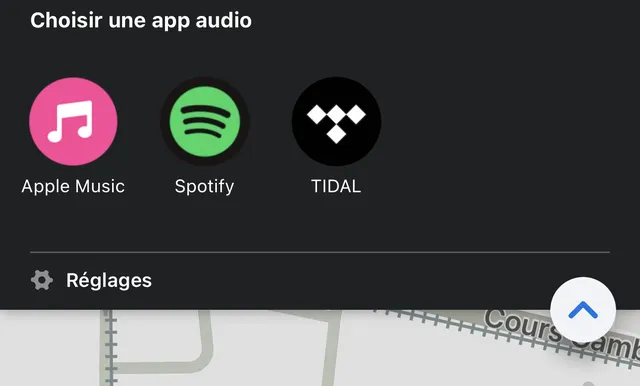 Apple Music dans Waze