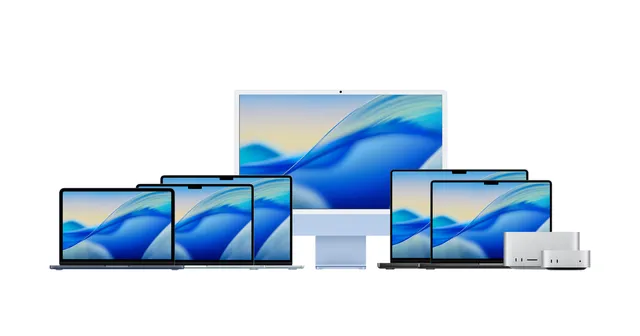 Gamme de Mac et MacBook d'Apple