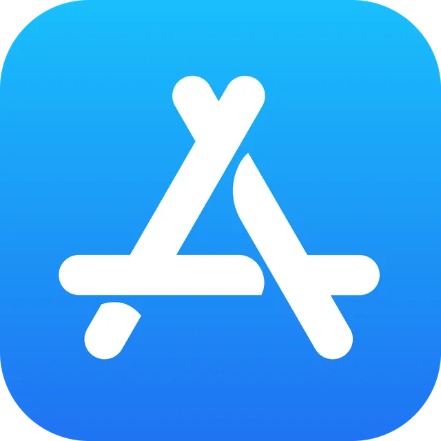 Logo officiel de l'App Store d'Apple