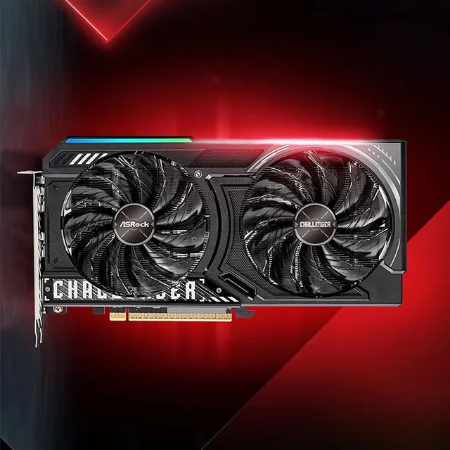 Carte graphique AMD Radeon RX 9050 en version ASRock Challenger à deux ventilateurs