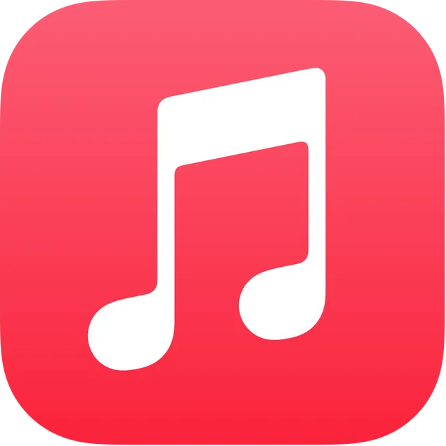 Logo officiel de l'application Apple Music