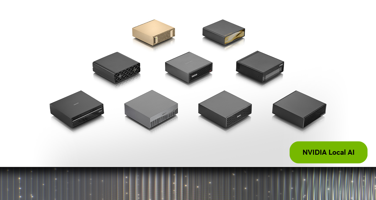 Les mini-ordinateurs Nvidia DGX Spark des partenaires Acer, Asus, Dell, Gigabyte, HP et MSI