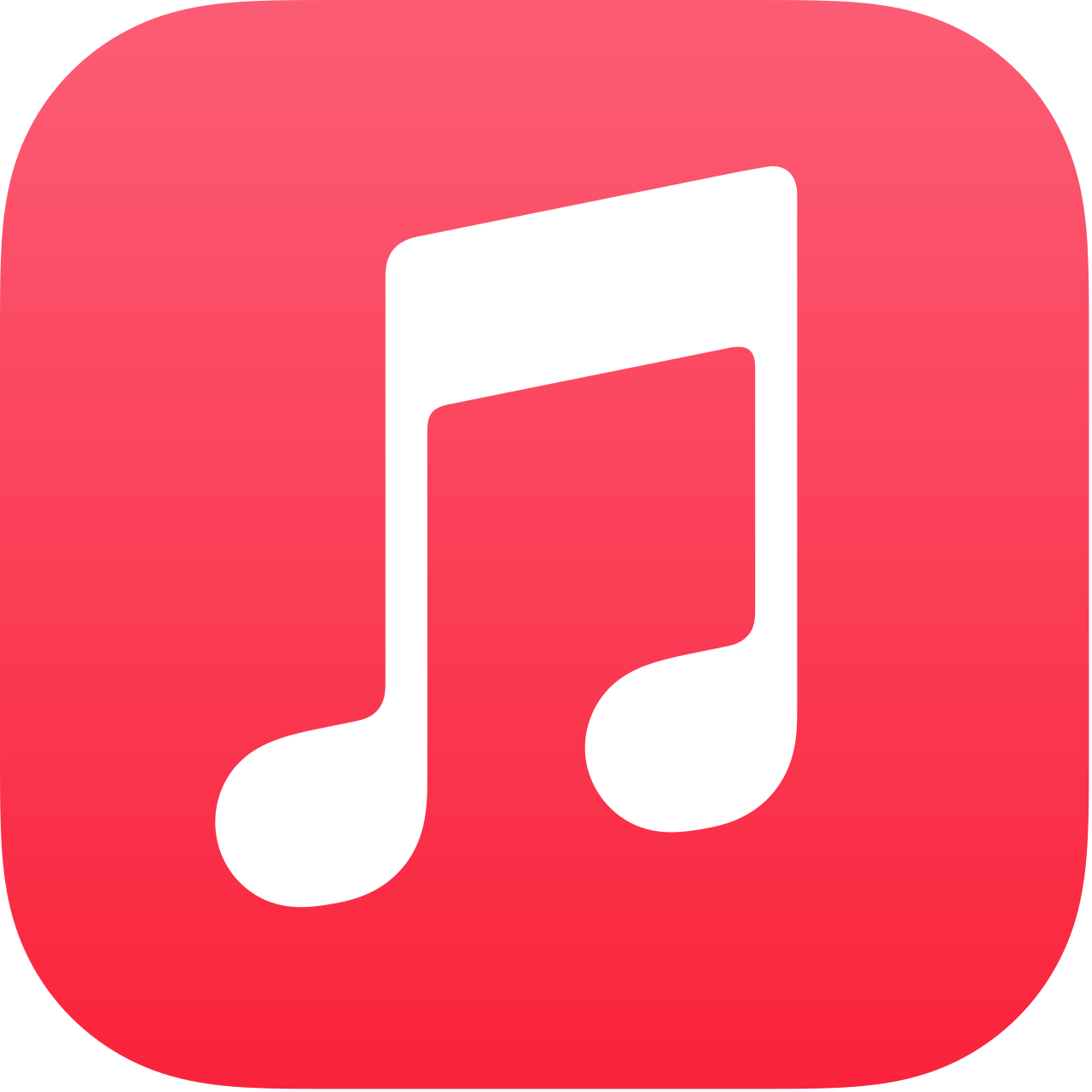 Logo officiel de l'application Apple Music